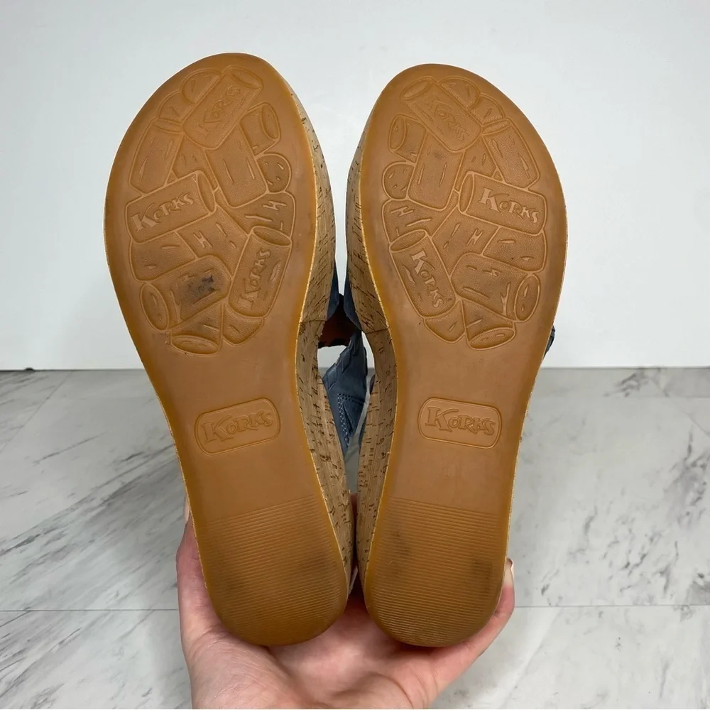 Korks Kendri Cork Wedge Sandal 8M
